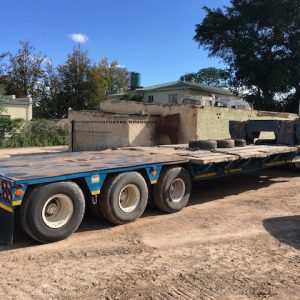 1988 Hyster FGN Low Bed Trailer